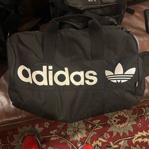Adidas Black Barrel Duffel Bag